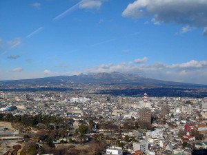 群馬県庁から撮影